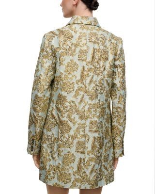 Staud Halton Metallic Printed Jacket