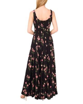 Ted Baker Sleeveless V Neck Pleated Maxi Dress
