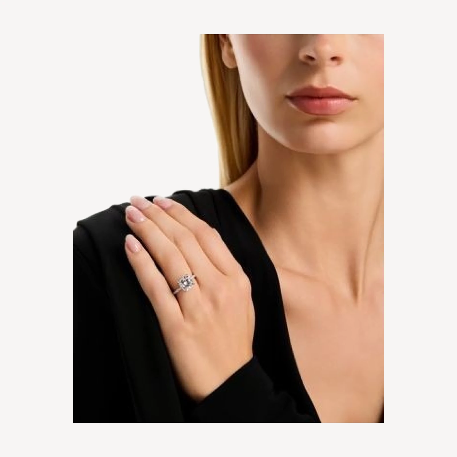 Bloomingdale's Fine Collection Certified Lab Grown Diamond Cushion Cut Engagement Ring in 18K White Gold, 4.0 tcw