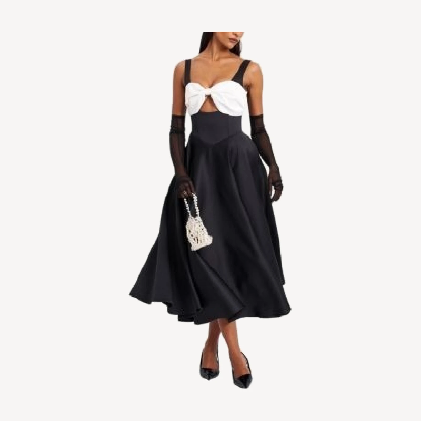 Miss Circle Edda Maxi Gown with Bow