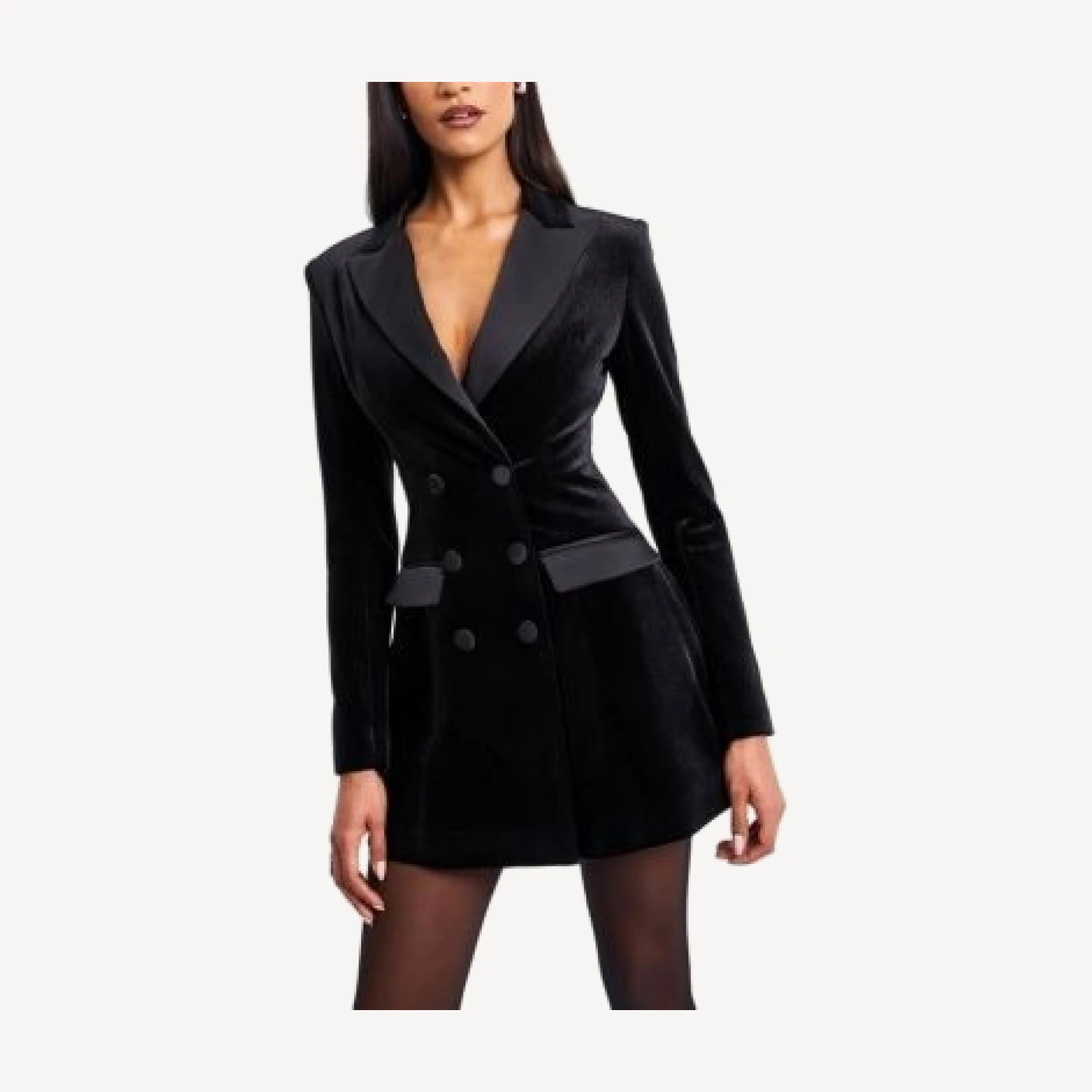 Miss Circle Calista Velvet Blazer Mini Dress