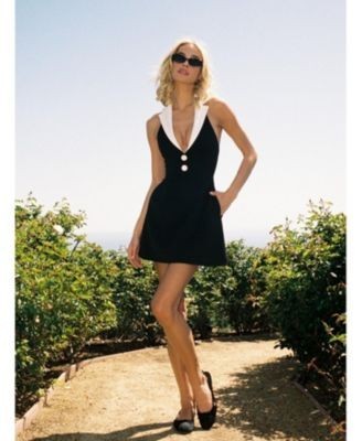Miss Circle Ignacia Office Casual Halter Mini A-line Dress
