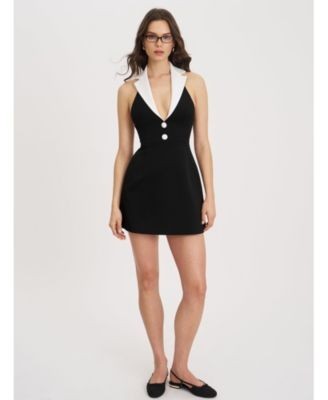 Miss Circle Ignacia Office Casual Halter Mini A-line Dress