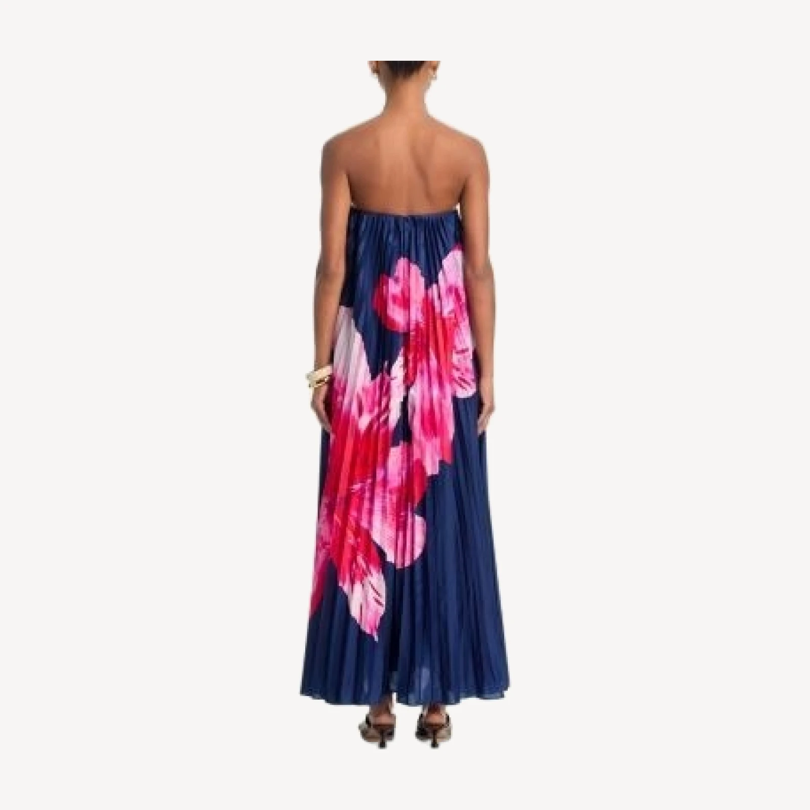 Aqua Strapless Maxi Dress - Exclusive