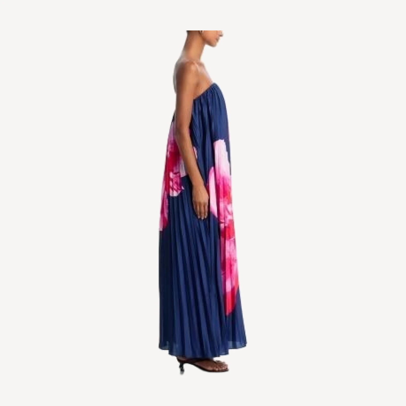 Aqua Strapless Maxi Dress - Exclusive