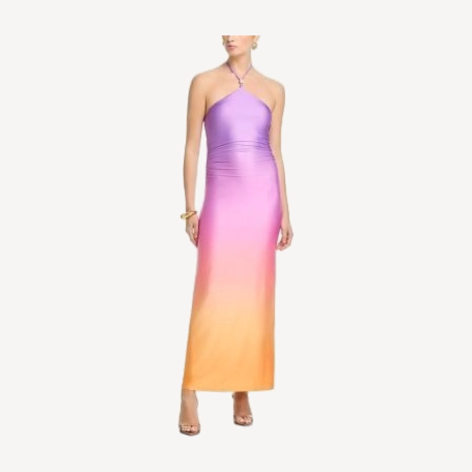 Aqua Halter Neck Dress - Exclusive
