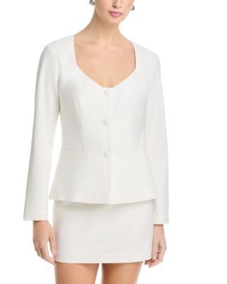 Aqua Collarless Jacket - Exclusive