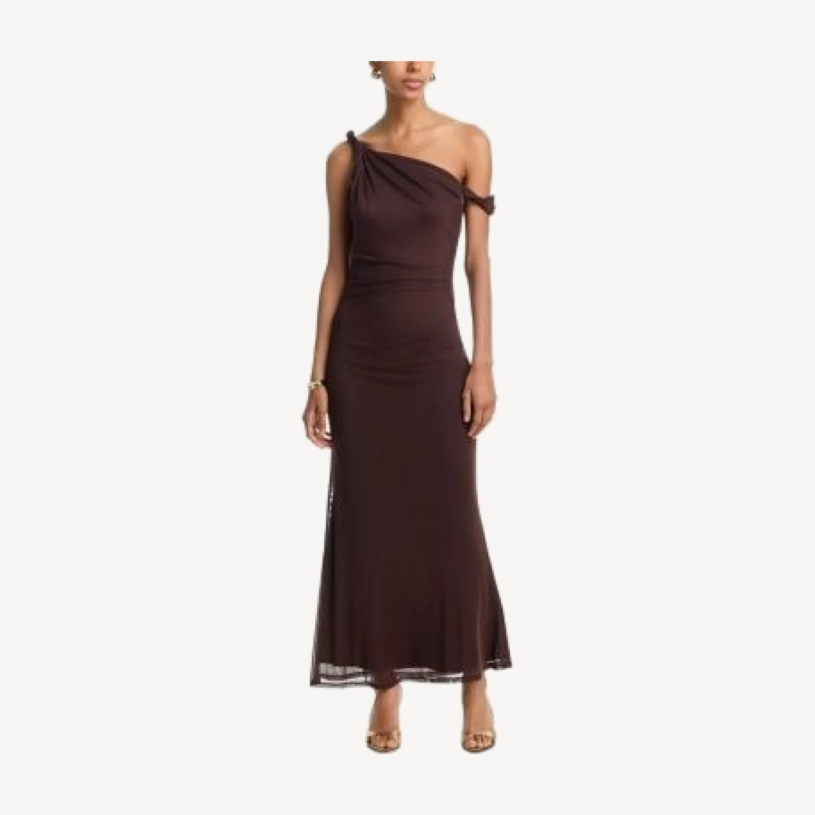 Aqua Mesh Twist Maxi Dress - Exclusive