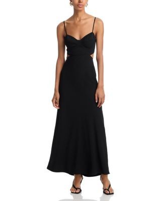 Aqua Bra Top Maxi Dress - Exclusive