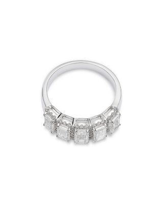 Bloomingdale's Fine Collection Luxe Collection Certified Lab Grown Diamond Emerald Cut Band in Platinum, 3.50 tcw