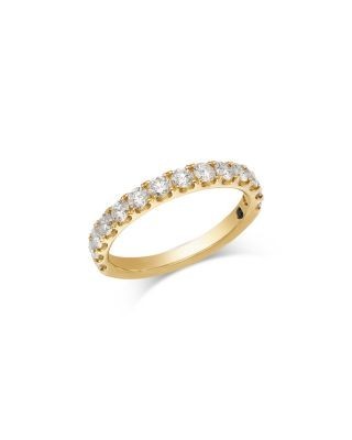 Bloomingdale's Fine Collection Luxe Collection Certified Lab Grown Diamond Band in 18K Yellow Gold, 1 tcw