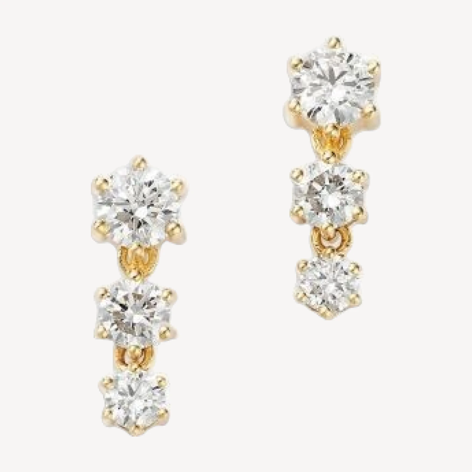 Bloomingdale's Fine Collection Certified Diamond Graduated Drop Earrings in 14K Gold, 1.0 tcw