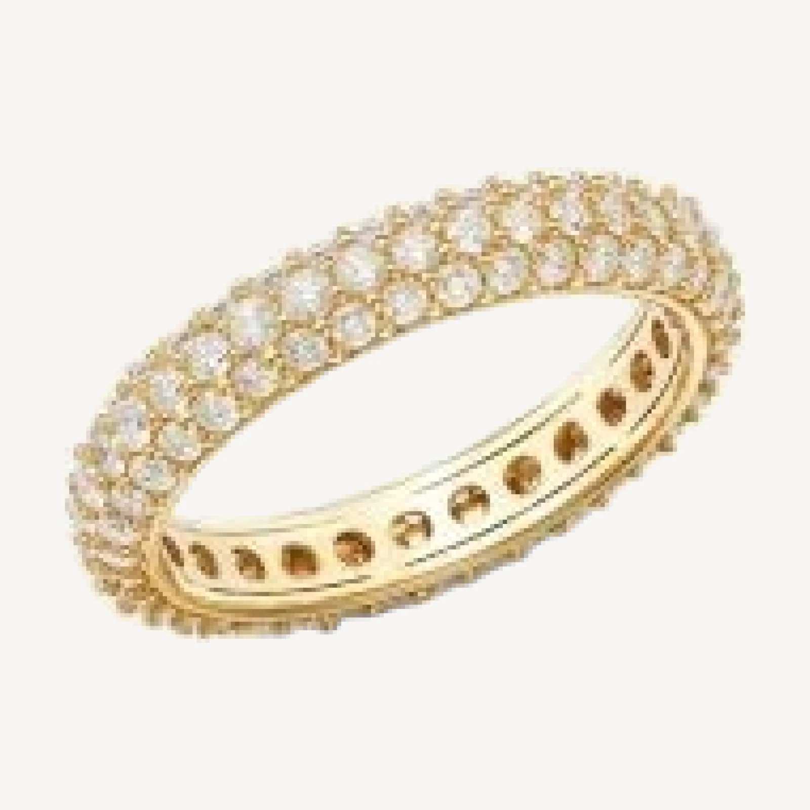 Bloomingdale's Fine Collection Certified Diamond Pave Eternity Band in 14k Gold, 1.5 tcw