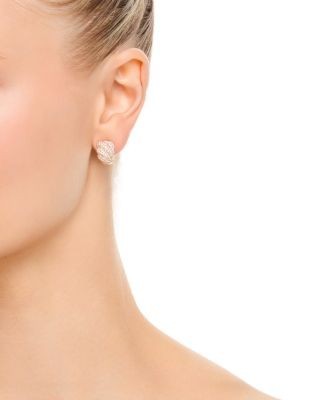 Bloomingdale's Fine Collection Pave Diamond Statement Earrings in 14K Yellow Gold, 1.0 tcw