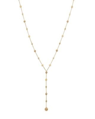 Bloomingdale's Fine Collection Diamond Station Lariat Necklace in 14K Yellow Gold, 1.50 tcw
