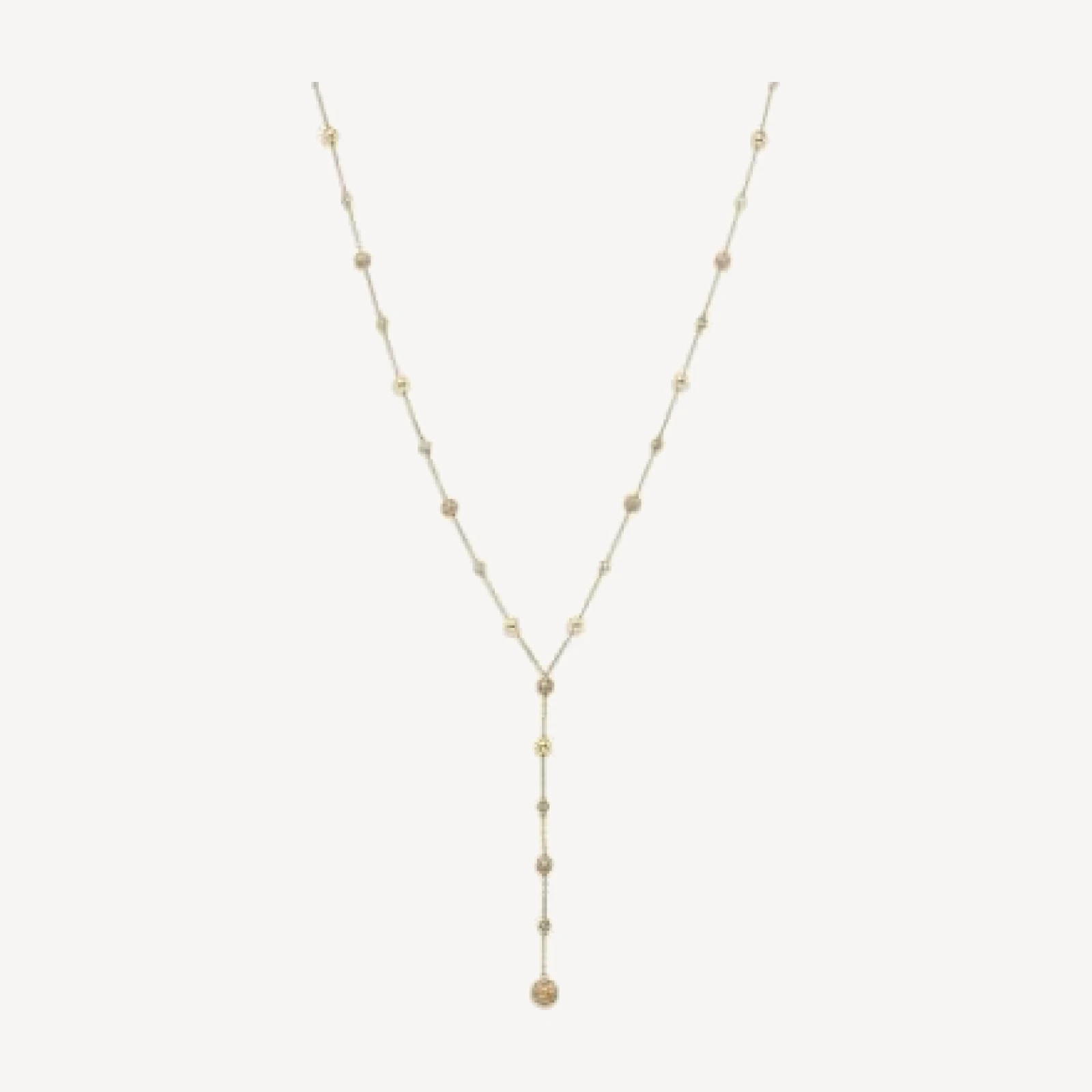 Bloomingdale's Fine Collection Diamond Station Lariat Necklace in 14K Yellow Gold, 1.50 tcw