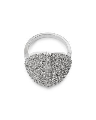 Bloomingdale's Fine Collection Diamond Art Deco Ring in 14K White Gold, 2.0 tcw
