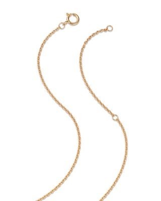 Bloomingdale's Fine Collection Diamond & Emerald Necklace in 14K Yellow Gold, 18