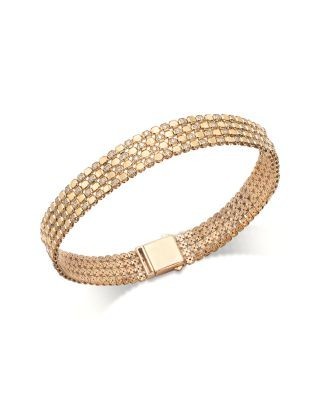 Bloomingdale's Fine Collection Diamond Mesh Bracelet in 14K Yellow Gold, 1.50 tcw