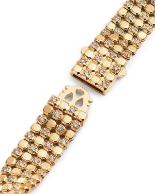 Bloomingdale's Fine Collection Diamond Mesh Bracelet in 14K Yellow Gold, 1.50 tcw