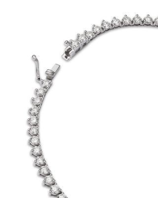 Bloomingdale's Fine Collection Luxe Collection Diamond Tennis Necklace in 14K Gold, 12.0 tcw