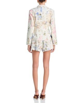 Aqua Floral Skort - Exclusive