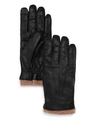 Labonia Leather Knit Cuff Tech Gloves - Exclusive