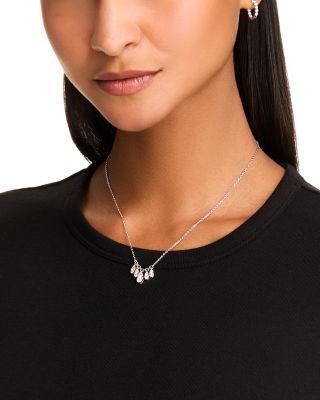Bloomingdale's Fine Collection Diamond Pendant Necklace in 14K White Gold, 1.0 tcw