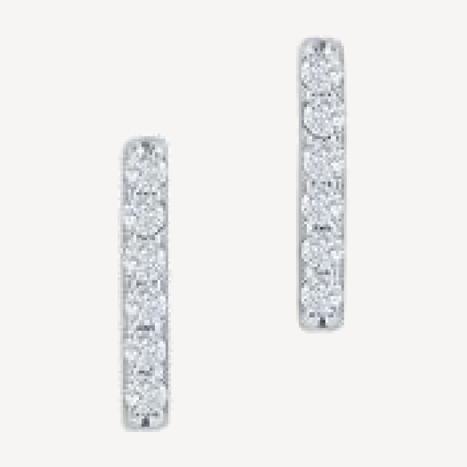 Bloomingdale's Fine Collection Diamond Bar Stud Earrings in 14K White Gold, 0.10 tcw