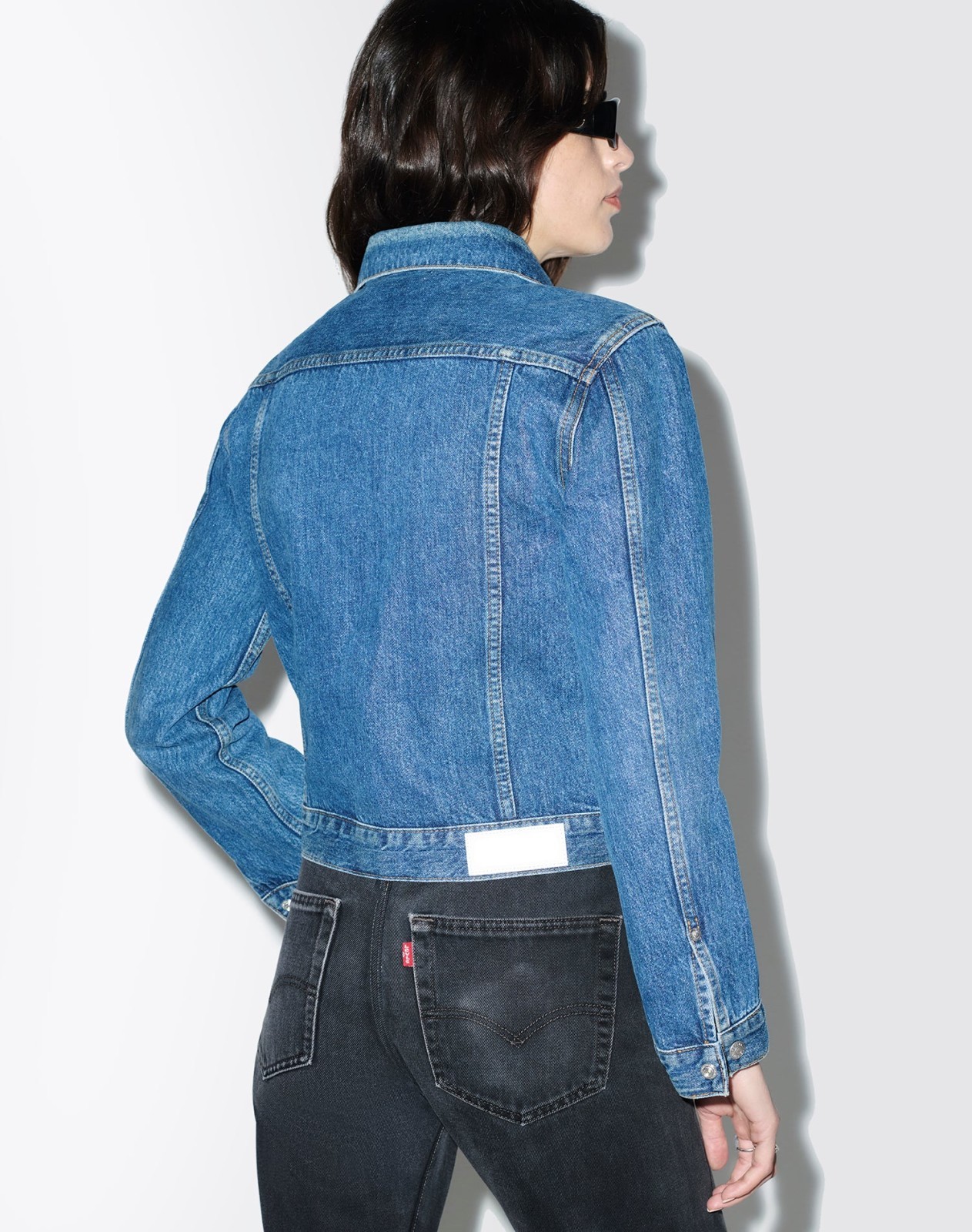 RE/DONE Re/Issue | Baby Trucker Jacket in Faded Rider