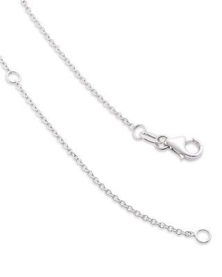 Bloomingdale's Fine Collection Diamond Flower Pendant Necklace in 14K White Gold, 2.0 tcw