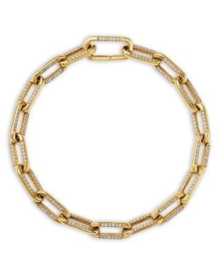 Bloomingdale's Fine Collection Diamond Open Link Bracelet in 14K Yellow Gold, 2.0 tcw