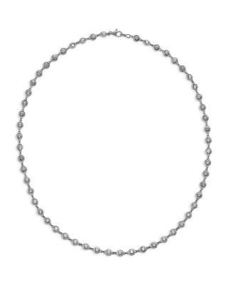 Bloomingdale's Fine Collection Luxe Collection Diamond Bezel Station Tennis Necklace in 14K Yellow Gold or White Gold, 9.0 tcw