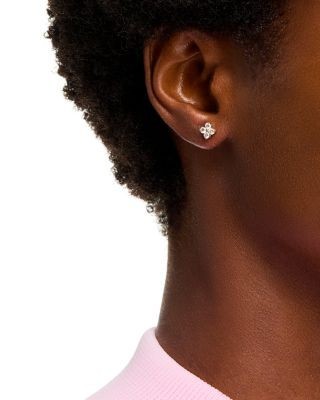 Bloomingdale's Fine Collection Diamond Clover Stud Earrings in 14K Yellow Gold, 0.50 tcw