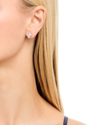 Bloomingdale's Fine Collection Diamond Clover Stud Earrings in 14K Yellow Gold, 2.0 tcw