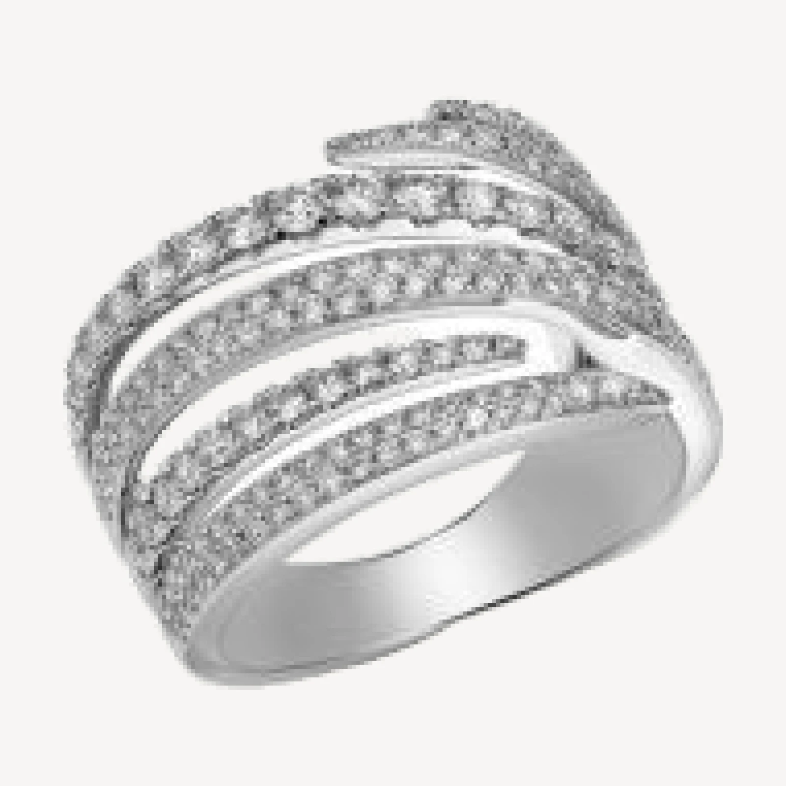 Bloomingdale's Fine Collection Diamond Ring in 14K White Gold, 1.25 tcw