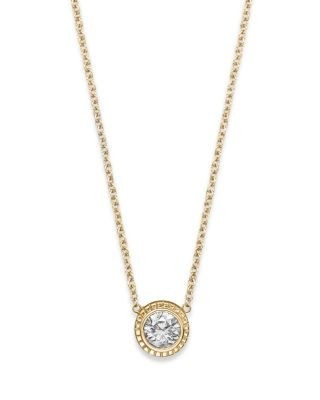 Bloomingdale's Fine Collection Diamond Pendant Necklace in 14K Yellow Gold, 0.25 tcw