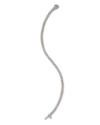Certified Diamond Tennis Bracelet in 14K White Gold, 2.50 tcw