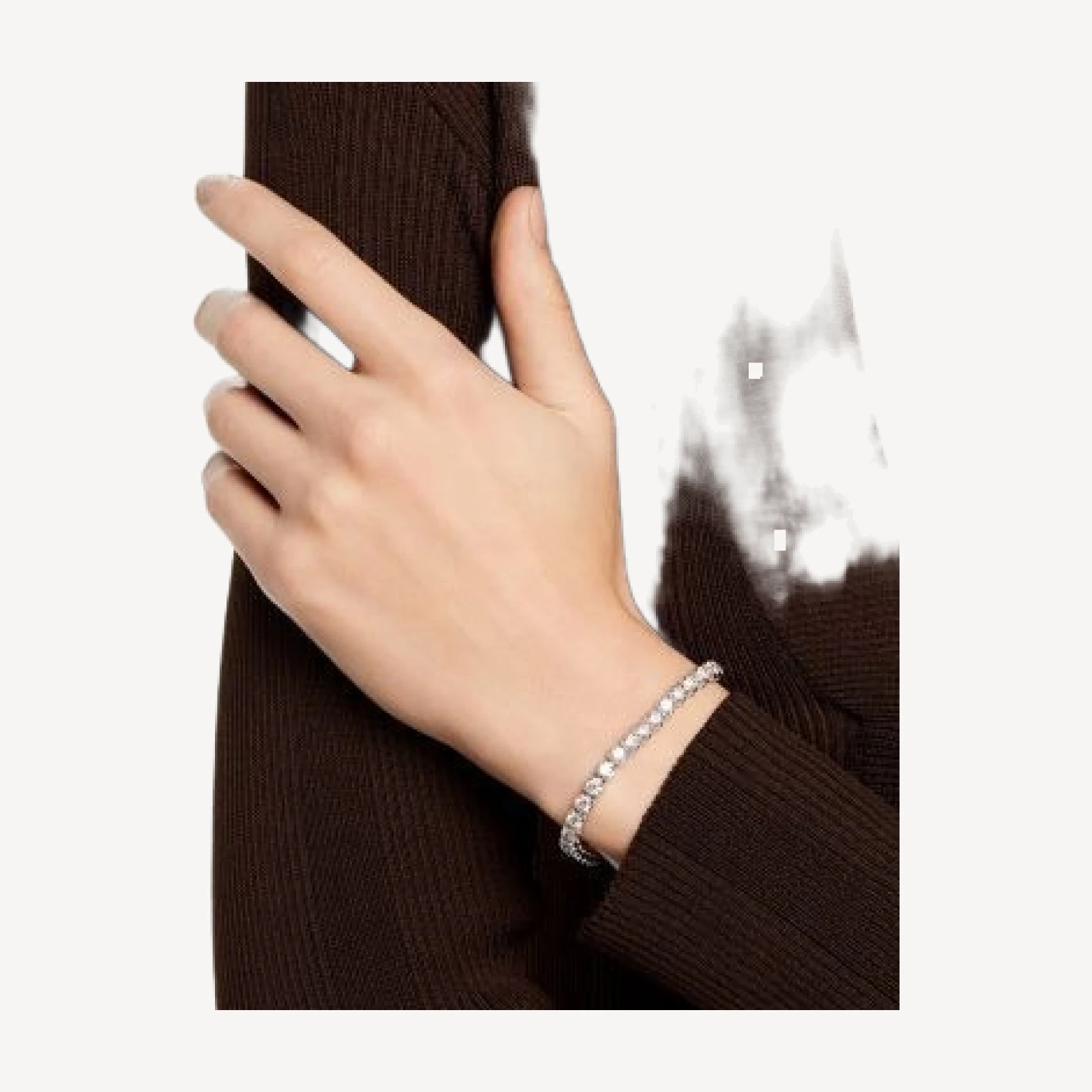 Certified Diamond Tennis Bracelet in 14K White Gold, 8.0 tcw