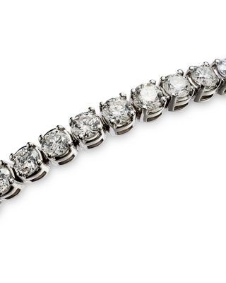 Bloomingdale's Fine Collection Certified Diamond Tennis Bracelet in 14K White Gold, 10.0 tcw