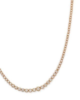 Bloomingdale's Fine Collection Diamond Graduated Bolo Necklace in 14K Yellow Gold, 2.50 tcw