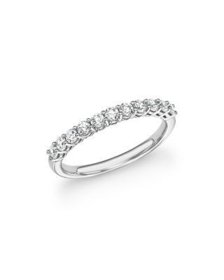 Diamond Band in 14K White Gold, .50 tcw