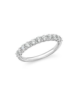 Diamond Band in 14K White Gold, .75 tcw