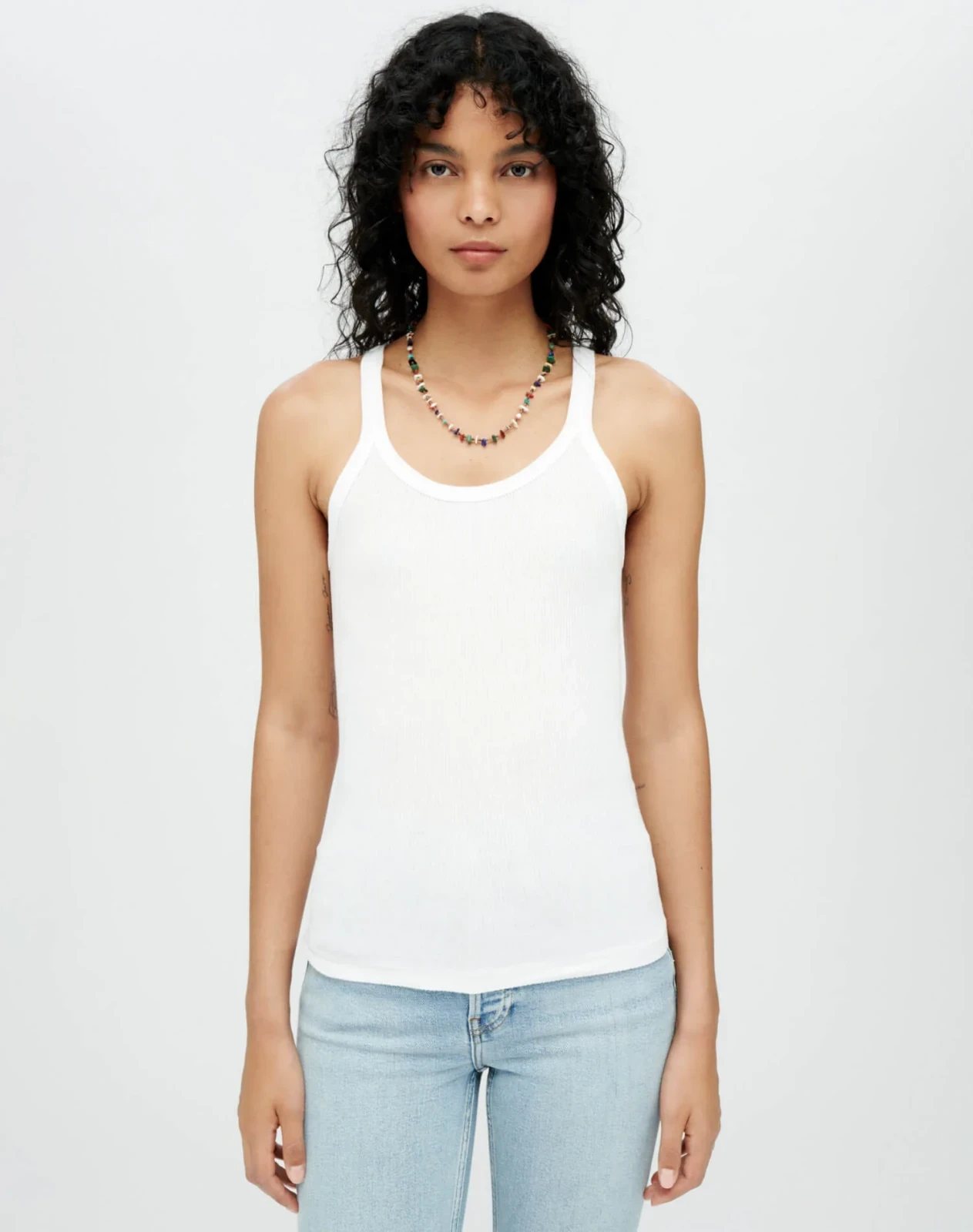 Ribbed Tank 3 Pack - White