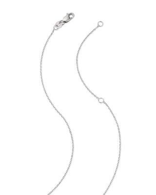 Bloomingdale's Fine Collection Diamond Geometric Pendant Necklace in 14K White Gold, 0.50 tcw