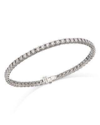 Bloomingdale's Fine Collection Diamond Tennis Bracelet in 14K White Gold, 1.0 tcw