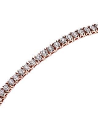 Bloomingdale's Fine Collection Diamond Tennis Bracelet in 14K Rose Gold, 0.50 tcw