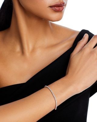 Bloomingdale's Fine Collection Diamond Tennis Bracelet in 14K White Gold, 0.50 tcw