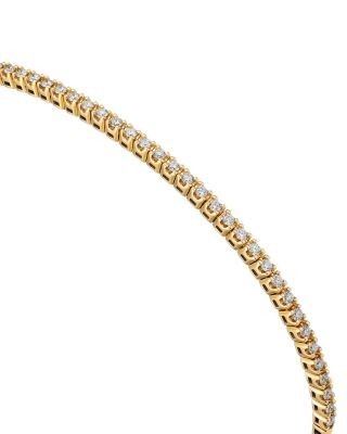 Bloomingdale's Fine Collection Diamond Skinny Tennis Bracelet in 14K Yellow Gold, 0.50 tcw