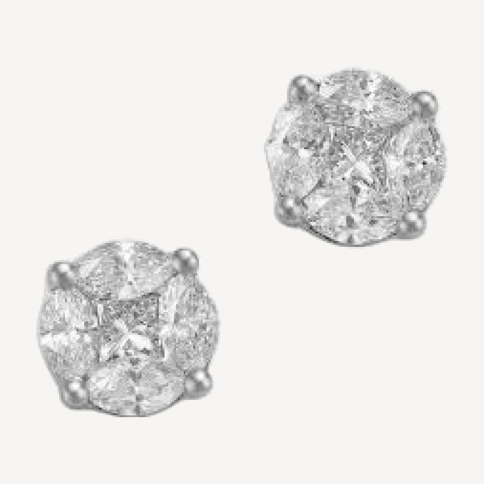 Bloomingdale's Fine Collection Diamond Marquise & Princess Cluster Stud Earrings in 14K White Gold, 0.75 tcw